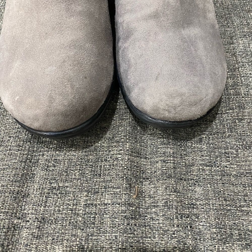 Dansko Romy Gray Ankle Wedge Boots Women Size Eu 38 - Picture 2 of 11